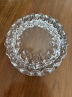 Vintage Round Clear Crystal Glass Cigar Cigarette Ashtray Kig Malaysia 6    
