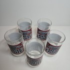 Vintage Budlight Logo Beer Glass 12oz Brand New Set Of 5 Lightweight No Cracks