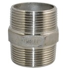 1-1 2  In M Pipe Fitting Hex Nipple Npt Stainless Steel Connector Us Shipping
