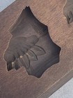 Antique Japanese Carved Wooden Kashigata Cake Sweets Rice Chocolate Mold  20d 