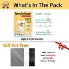 Iron-on Heat Transfer Paper For Light Fabric 50 Sheets Inkjet Printable