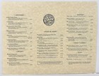 1990s Ernie s Steakhouse Restaurant Menu 9141 Wicker Avenue Saint John Indiana 2