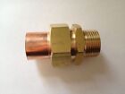 1   Copper Sweat Union Solder Joint Copper Brass Pressure Pipe Fitting Lead Free