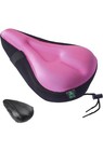Zacro Bike Seat Cushion - Gel Padded Bike Seat Cover For Men Women Comfort-black