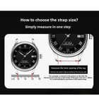 Quality Five Beads Stainless Steel Watch Band Strap 20 22mm Men s Metal Bracelet