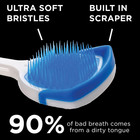 Dentek  Tongue Scraper  Gentle Tongue Cleaner Brush For Fresh Breath  2 Count