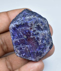 309 30 Ct Natural Blue Sapphire Certified Faceted Specimen Nigerian Blue Rough