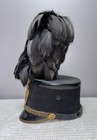Antique Fork Union Military Academy Cadet Parade Hat Feathers-fluvanna Virginia