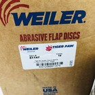 7  60 Grit Flap Discs 5 8-11 Ah Weiler Tiger Paw Angled Pack Of 10