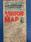Vintage Great Smoky Mountains National Park Visitor Map Collectible Souvenir