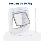  Microchip Cat Door  Exterior Or Interior Pet Door - Multi-user Rfid Access Up 