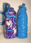 Vintage Rare Lisa Frank Markie Unicorn Water Bottle And Carrying Case W  Strap