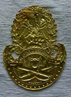 Mexican Artillery  Pressed Brass Shako Plate