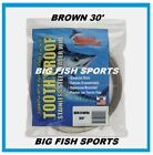 Afw Tooth Proof Stainless Steel Leader Single Strand Wire 30  Long Brown Color