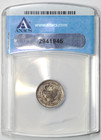 1890 Seated Liberty Dime Anacs Ms63 Bu Nice Coin