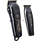 Wahl Cordless Barber Combo Black Magic Clip Clipper   Detailer Trimmer 3025397