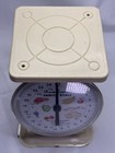 Vintage American Family Kitchen Food Scale 25 Lb Farmhouse Decor Antique White
