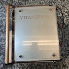 Vitantonio Panini Press Sandwich Grill     Stainless Steel    Vintage Tested- Clean