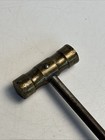 Vintage Goodell-pratt Brass Jewelers Machinist Hammer Wood Handle Usa