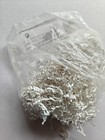 White Craft Paper Crinkle Cut Shred Basket Filler Grass 2 5 Oz Bag Packaging 
