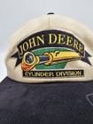 Vintage John Deere Cylinder Division Adjust Strap Hat K Products Made In Usa
