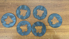  6  Western Electric Pay Telephone  6 Dial Plate Payphone Phone Old Antique Part