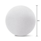 Floracraft Craftf  m 6 Piece Crafting Foam Ball 2 8  White
