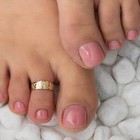 Gold Woman s Captivating Heart Toe Ring