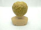 Antique Minerva Germany Metal Shoulders Girl Doll Head Blonde Curly 4  