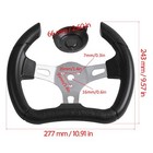 11  Go Kart Steering Wheel For Fun Kart Racing Go Cart Drift Trike Buggy Atv