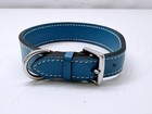 Hermes Dog Collar H Logo Blue Leather Small Size S Luxury Pet Accessory