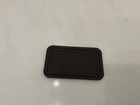 New Tumi Large 2-1 4    X 1-3 8    Leather Monogram Patch - Dark Brown Color