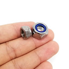 M2-m16 A2 304 Stainless Steel Din985 Nylon Insert Hex Self-locking Nuts Nylock