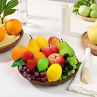 17 Pcs Artificial Fruits Set Fake Fruit Props Plastic Simulation Table Decor