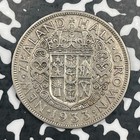 1933 New Zealand 1 2 Half Crown Lot n3085 Silver 