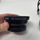 Canon Wc-dc58 0 8x Wide Angle Converter Lens For Digital Camera W  Leather Case