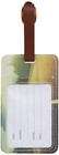 World Traveler Luggage Tag Set 3 Pack Faux Leather Baggage Tags W id Cards
