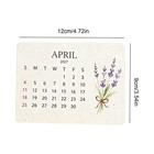 Plantable Seed Calendar 2027 Wildflower Paper Calendar With Stand Monthly Botani