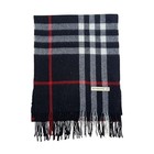 Womens Winter Warm 100  Cashmere Plaid Scarf High Quality Scotland Made Scarves