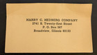 Vintage Harry C Hedberg Oak Wooden Box Stock Number 401  4 1 4 X 6 X 2 3 4 