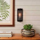 Home Decorators Kenton 4 75 In  1-light Bronze Wall Sconce W  Cage Frame Detail