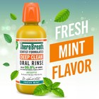 Therabreath Deep Clean Mouthwash  Free  Fresh Mint  16 Fl Oz