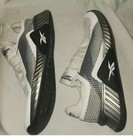 Reebok Flashfilm Trainer Mens Shoes Size 10 5  White Silver Metallic Running 