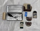 Vintage Sewing Machine Accessories Tin Box  Metal Storage Case Singer Needles