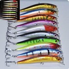 Usa Ship 10pcs Lifelike Fishing Lures Crankbaits Hooks Minnow Baits Tackle Crank