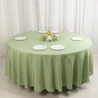 Sage Green 108  Premium Quality Round Polyester Tablecloth Wedding Party Dinner