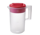 1 Gallon Plastic Water Juice Pitcher With Multifunction Lid  Bpa-free