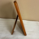 Vtg Wood 9 x11  Rounded Corners Picture Frame Made In Thailand Free Standing