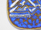 Boy Scouts 1975 World Jamboree Norway Nordjamb75 Stoneware Medallion 2 75 In 