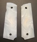 Colt 1911 Pistol Grips -  Full Size - Acrylic Mother Of Pearl - Rampant Pony New